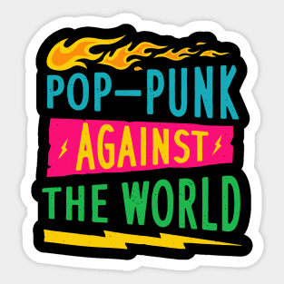 Pop-Punk Against the World Sticker